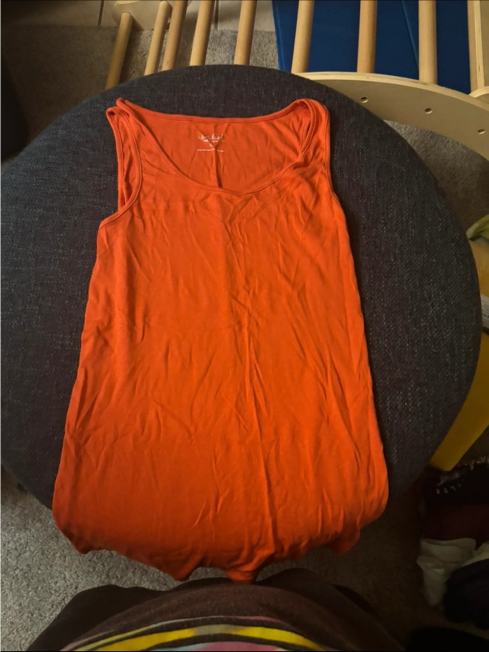 Orange tank top